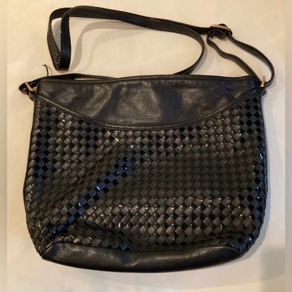 Ganson 🟣 EUC Basket Weave Bag
